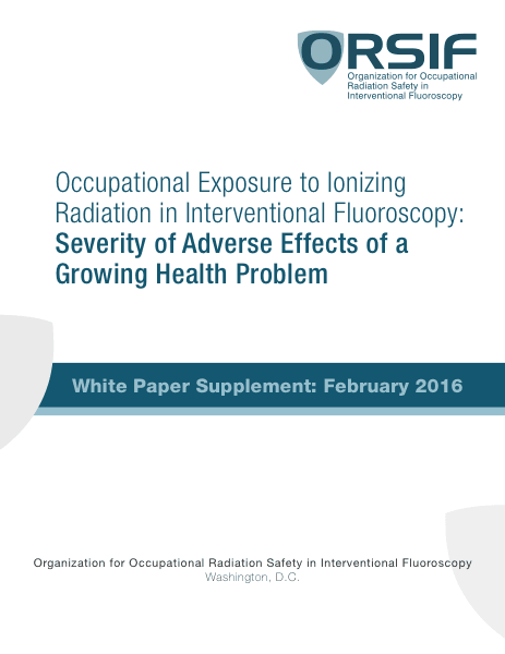 First page of ORSIF White Paper — February Supplement